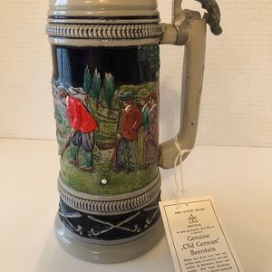 Vintage Genuine "Old German" Beerstein Hand Made in Westerwald W Germany inc New